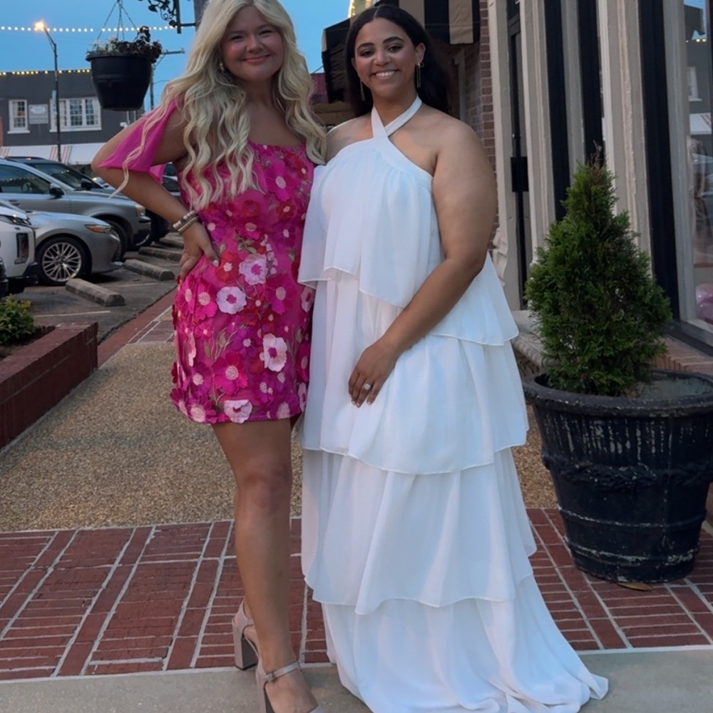 Lulus Pink Floral Dress